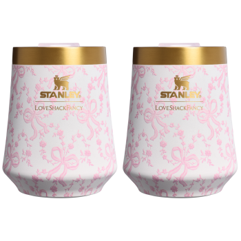 Stanley 1913 x LoveShackFancy Holiday The Reserve Wine Tumbler Set | 11 OZ (2-pack)